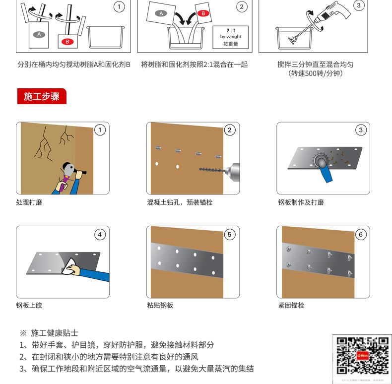 包钢凉山粘钢加固施工过程